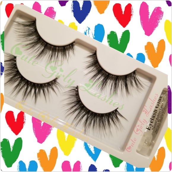 2 pairs of mink eyelashes with mini glue - Picture 2 of 3